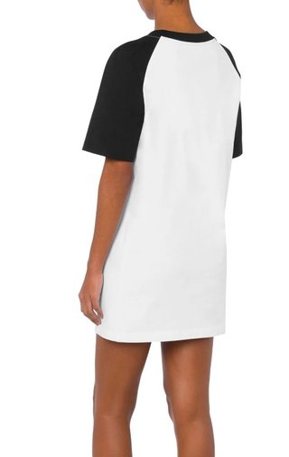 Vestido Moschino Barcode Blanco y Negro Talla XL