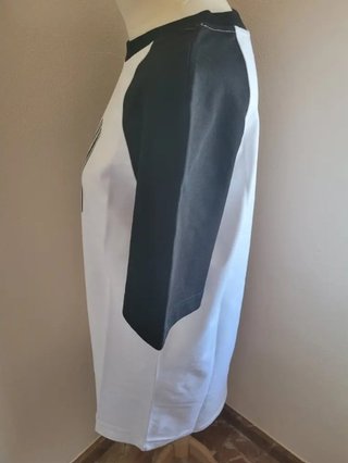 Vestido Moschino Barcode Blanco y Negro Talla XL