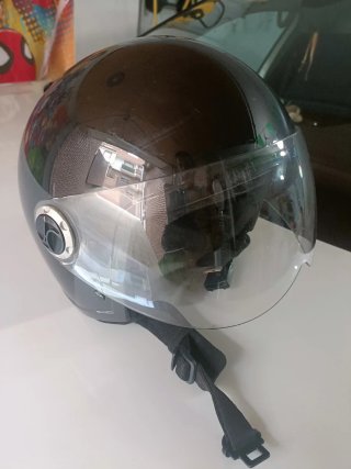 Casco Jet Moto Cityclass Negro