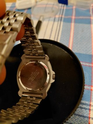 Reloj Orient Negro y Plateado