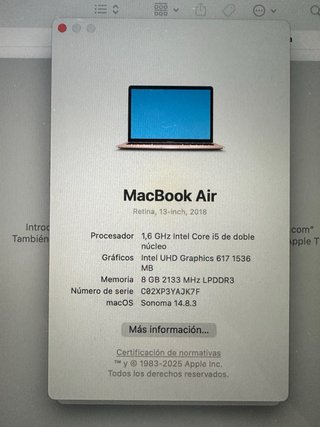 MacBook Air Apple Dorado