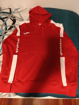 Sudadera Joma Roja y Blanca