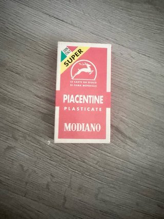 Carte da gioco Piacentine Modiano