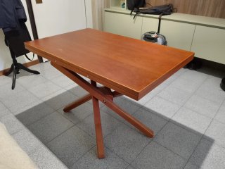 Tavolo Longhi legno richiudibile altezza regolabil