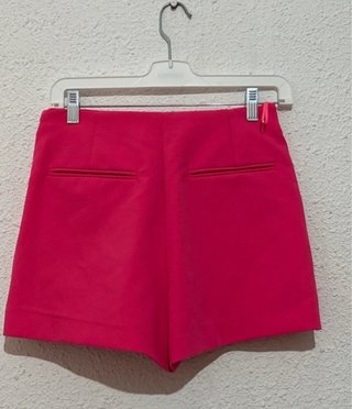 Falda pantalón rosa fucsia Zara