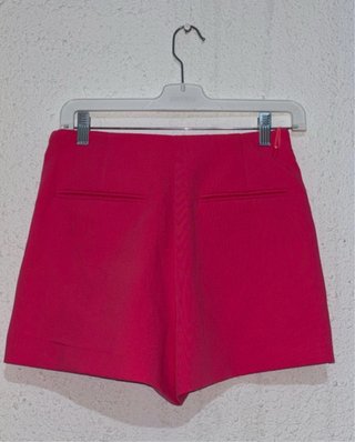 Falda pantalón rosa fucsia Zara