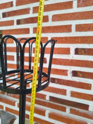 Soporte plantas forja artesanal