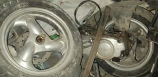 Kymco Vitality Scooter Gris/Plata