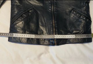 Chaqueta Biker Piel Negra Talla M