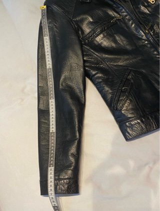 Chaqueta Biker Piel Negra Talla M
