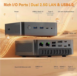 Mini PC Glorlin GT105 Ryzen 7 16GB RAM 1TB nuevo