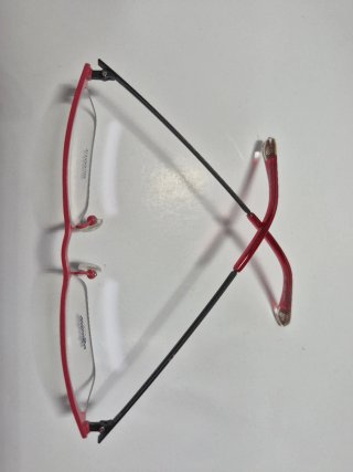 Gafas Woodys Barcelona Rojas y Plateadas
