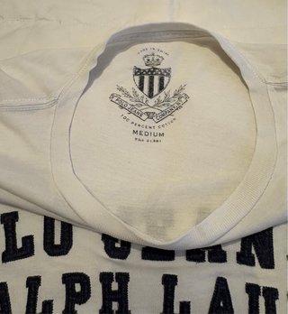 Camiseta Polo Ralph Lauren Algodón Blanca