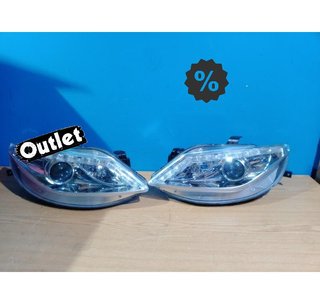 OL FAROS PARA SEAT IBIZA 6J 08-12 LUZ DIURNA FONDO CROMO R14