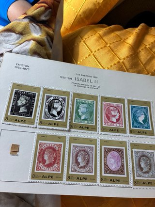 Colección Sellos Reyes de España Filatelia