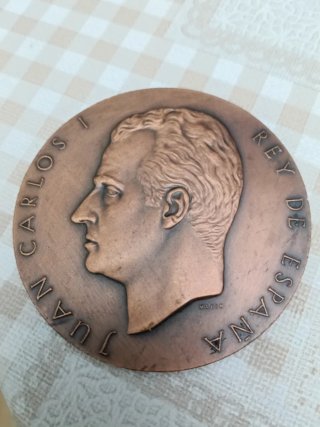 Lote 3 medallas cobre 80mm