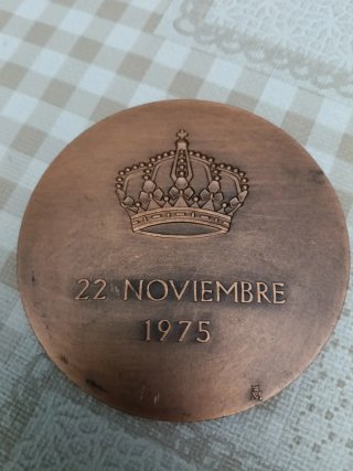 Lote 3 medallas cobre 80mm