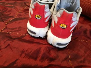 Nike Air Max Plus TN Zapatillas Rojas Blancas