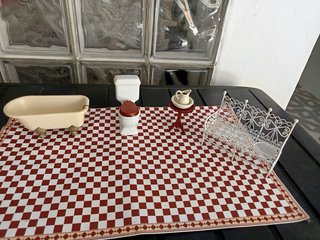 Casa de muñecas con muebles