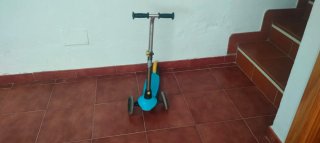 Lote Juguetes: Patinete, Pelotas, Cochecito