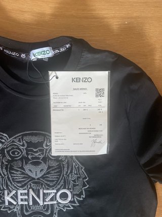 Camiseta Kenzo Paris Negra