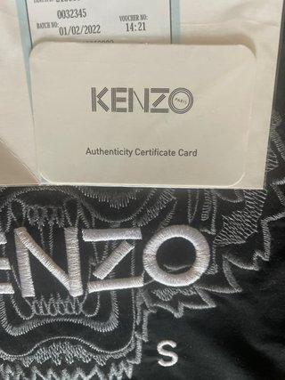 Camiseta Kenzo Paris Negra