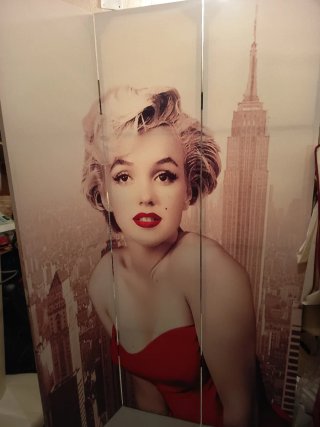 Biombo 3 cuerpos Marilyn Monroe