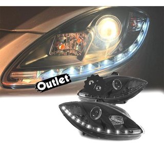 OL FAROS SEAT LEON ALTEA TOLEDO 04-09 LUZ DIURNA LED FONDO N