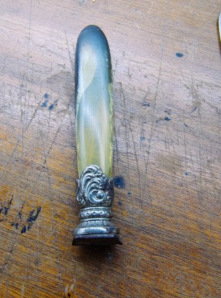 Lote Cuchillos Vintage Metal y Madera