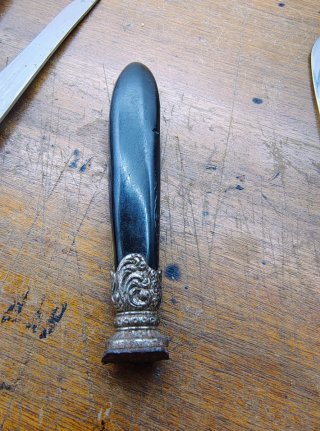 Lote Cuchillos Vintage Metal y Madera