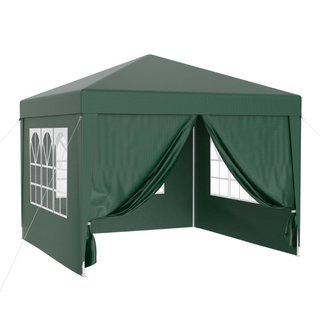 Wiltec | Gazebo da giardino verde 3x3 m · Poliestere
