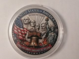 Moneda 250 Aniversario EEUU In God We Trust