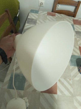 Lámpara Melodi Ikea Blanca