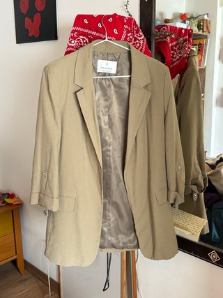 Blazer Stradivarius verde