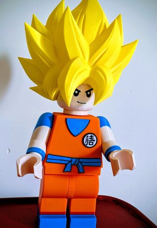 Brick Lego 20cm Goku Super Sayan