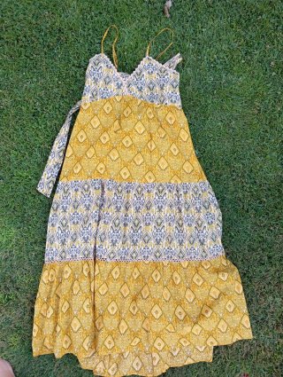 Vestido Zara Estampado Multicolor
