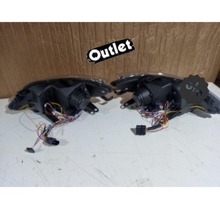 OL FAROS PARA SEAT IBIZA 6J 08-12 LUZ DIURNA FONDO CROMO R14