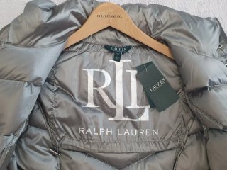 Plumas Mujer Ralph Lauren Gris Metalizado..