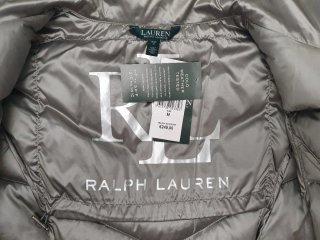 Plumas Mujer Ralph Lauren Gris Metalizado..