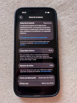 iPhone 15 128GB Azul (PRECIO NEGOCIABLE)
