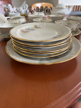 Juego de té porcelana fina