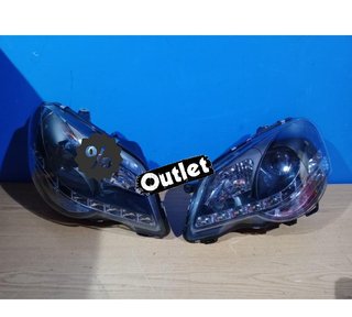 OL FAROS PARA VOLKSWAGEN VW POLO 9N3 05-09 LUZ DIURNA FONDO