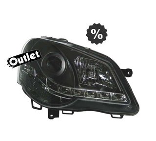 OL FAROS PARA VOLKSWAGEN VW POLO 9N3 05-09 LUZ DIURNA FONDO