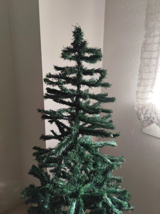 Árbol de Navidad artificial verde 150 cm