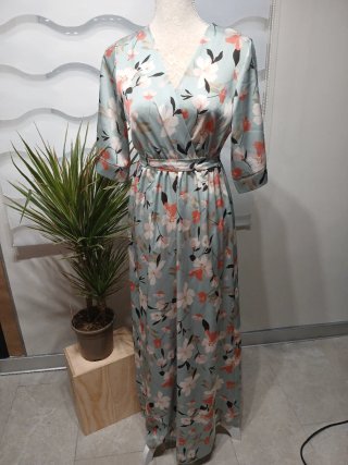 Vestido largo floral