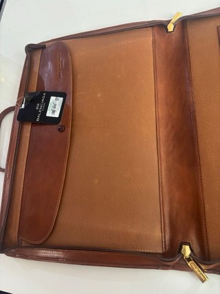 Maletín Balenciaga Piel Marrón Auténtica