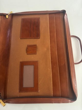 Maletín Balenciaga Piel Marrón Auténtica