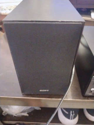 Mini cadena Sony negra