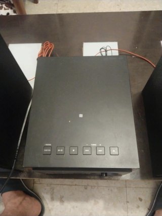 Mini cadena Sony negra