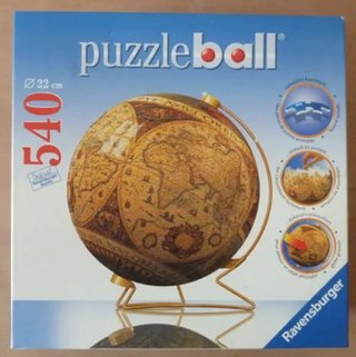 Puzzle 3D Puzzleball Globo terráqueo antiguo